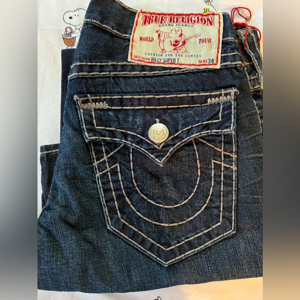USED!!!!! Men's Vintage True Religion Jeans